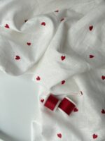ткань из льна с вышивкой арт 1102 fabrics organic