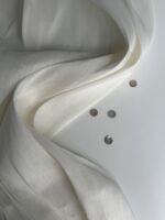 лен с шёлком 7381 айвори fabrics organic