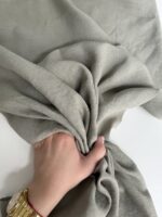 тенсель со льном цвет шалфей 7517 цвет 25