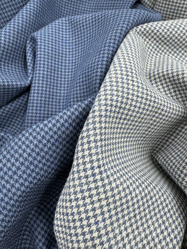 льняная гусиная лапка арт 1018 fabrics organic