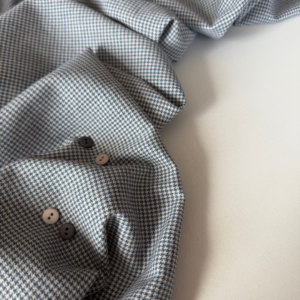 льняная гусиная лапка арт 1018 fabrics organic