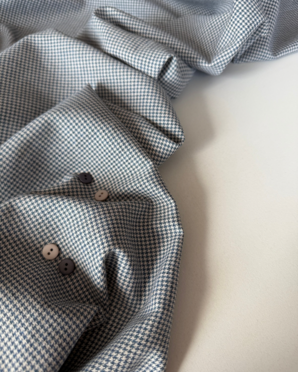 льняная гусиная лапка арт 1018 fabrics organic