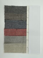 лен с хлопком гусиная лапка 9619 fabrics organic