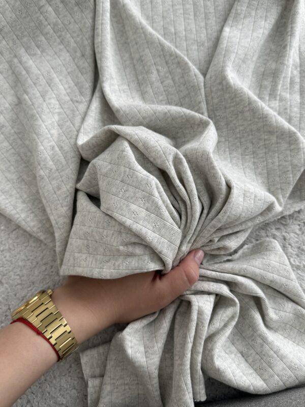 ажурная трансферная рибана fabrics organic