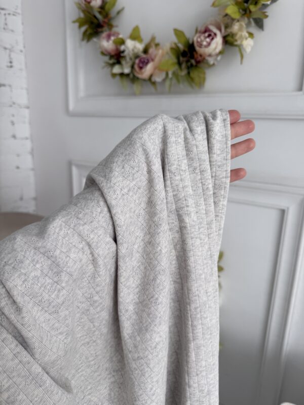 ажурная трансферная рибана fabrics organic