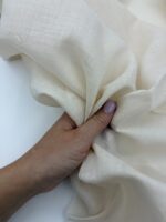крапива батист сливочный арт 42 fabrics organic